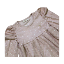 Vestido Jacquard Manga Longa Corações 11854 - Tiny Joy 