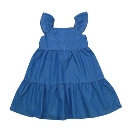 Vestido Jeans Cavado 8822 - Time Kids