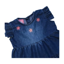 Vestido Jeans Flor 2108 - Petit Tathi