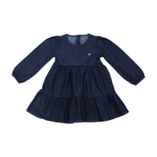 Vestido Jeans Manga Longa 11783 - Tiny Joy 