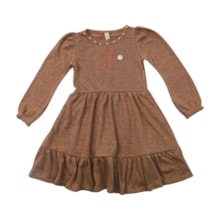 Vestido Lã Manga Longa 22947 - Glinny