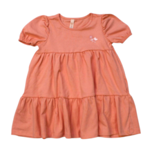 Vestido Manga Curta Bordado Flor C81090 - Cativa