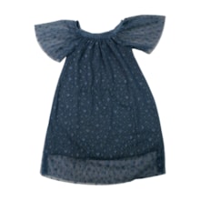 Vestido Manga Curta com Tule S80310 - 4You