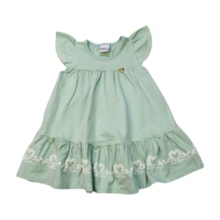 Vestido Manga Curta Estampa Corações 11874 - Kaiani 