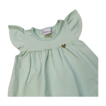 Vestido Manga Curta Estampa Corações 11874 - Kaiani 