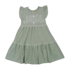 Vestido Manga Curta Estampa Flor 2001752 - Milon