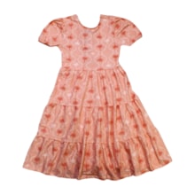 Vestido Manga Curta Estampado 36605 - Brandili Mundi 