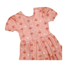 Vestido Manga Curta Estampado 36605 - Brandili Mundi 