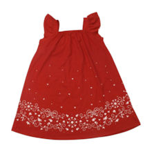 Vestido Manga Curta Estampado Corações 26509 - Brandili Mundi 