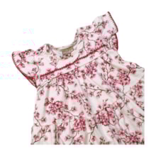 Vestido Manga Curta Estampado Flores 2001248 - Milon  