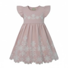 Vestido Manga Curta Estampado Flores 2001898 - Milon