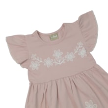 Vestido Manga Curta Estampado Flores 2001898 - Milon