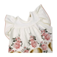 Vestido Manga Curta Estampado Ursinho 2001001 - Milon  