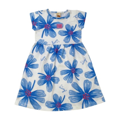 Vestido Manga Curta Floral 9270 - Livy 
