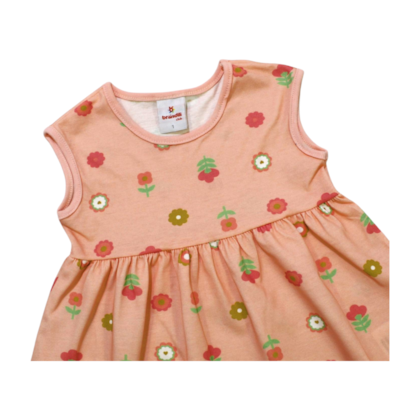 Vestido Manga Curta Flores  55710 - Brandili