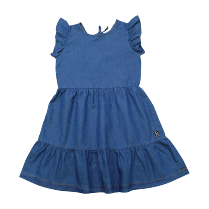 Vestido Manga Curta Jeans 8709 - Livy 