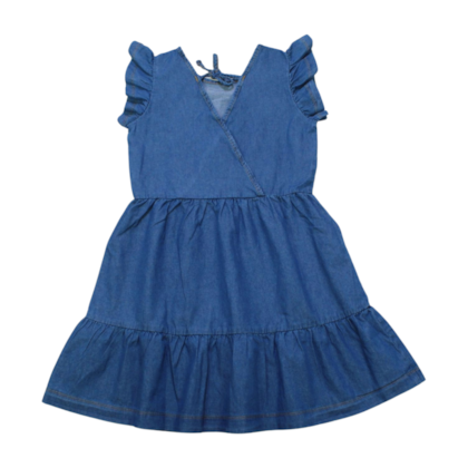 Vestido Manga Curta Jeans 8709 - Livy 