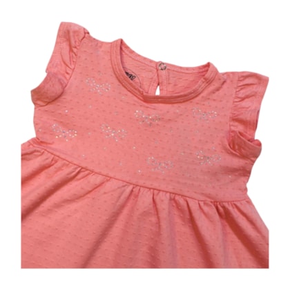 Vestido Manga Curta Laços Strass A5208 - Alakazoo  