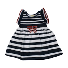 Vestido Manga Curta Listrado 2001000 - Milon