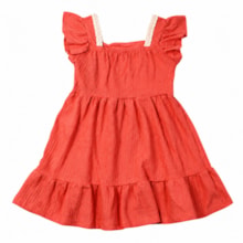 Vestido Manga Curta Malha Maquinetada Linho 27042 - Brandili Mundi