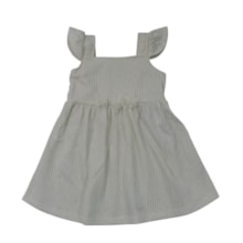 Vestido Manga Curta Trabalhado Flores - 37433 - Angerô