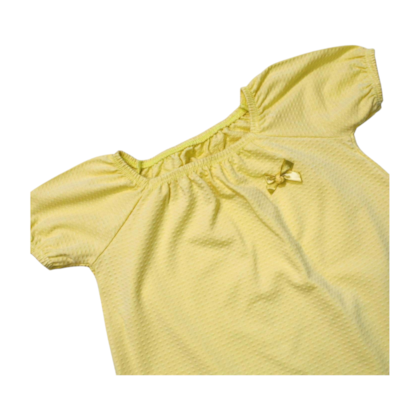 Vestido Manga Curta Trabalhado Laço C81088 - Cativa 