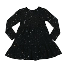 Vestido Manga Longa com Brilho 56473 - Brandili