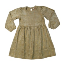 Vestido Manga Longa em Cotelê 9773 - Time kids