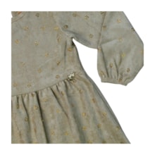 Vestido Manga Longa em Cotelê 9773 - Time kids