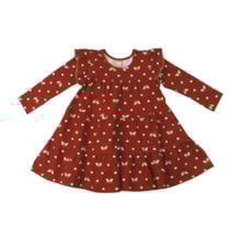 Vestido Manga Longa Estampado Borboletas  2001466 - Milon