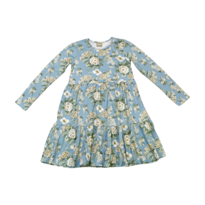 Vestido Manga Longa Estampado Flores 2000780 - Milon 
