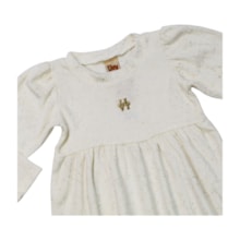 Vestido Manga Longa Plush Glitter 9602 - Livy