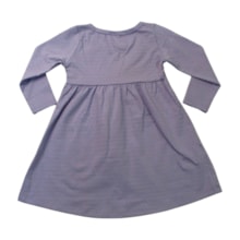 Vestido Manga Longa Poá Liso 00555 - Alakazoo