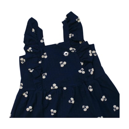 Vestido Maquinetado Estampado 26905 - Brandili  