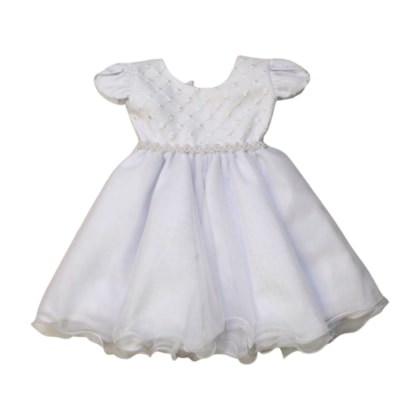 Vestido Pérolas Manga 3354 - Nelu 