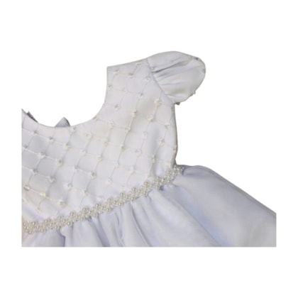 Vestido Pérolas Manga 3354 - Nelu 