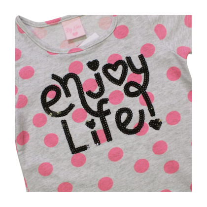 Vestido Reto Estampado Bolas 6774 - By Gus 