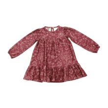 Vestido Soft Manga Longa Estampado Folhas 55907 - Brandili Mundi 