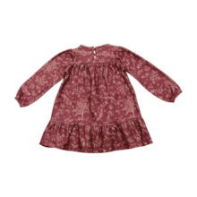 Vestido Soft Manga Longa Estampado Folhas 55907 - Brandili Mundi 