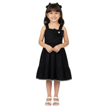 Vestido Tecido Alça Laço 27536 - Brandili Mundi