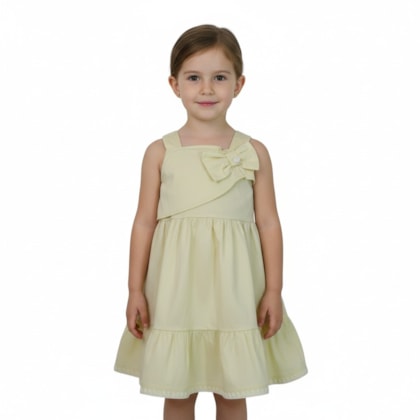 Vestido Tecido Alça Laço 27536 - Brandili Mundi
