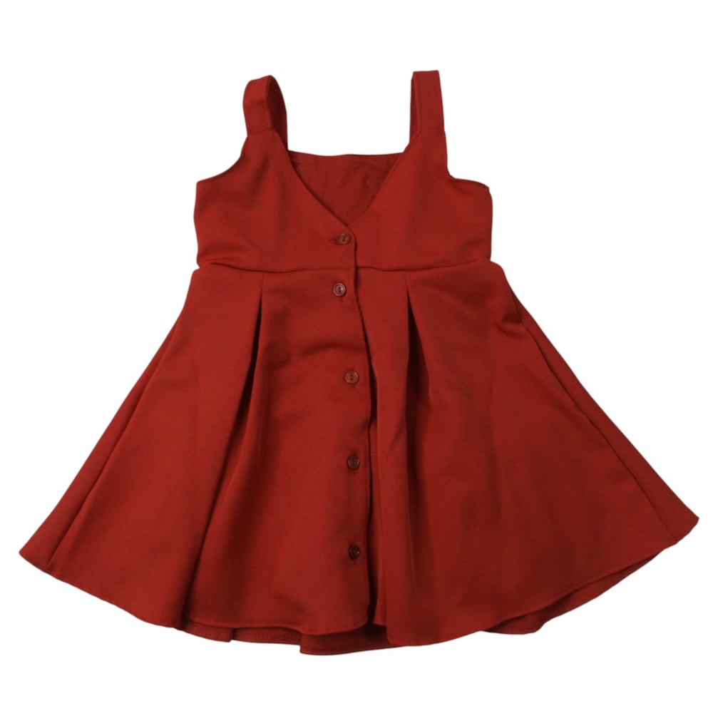 Vestido Tecido Aplique Flores 2002536 -  Milon