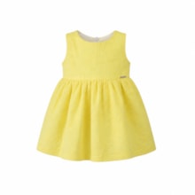 Vestido Tecido Bordado com Laço 425612 - Vrasalon