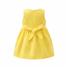 Vestido Tecido Bordado com Laço 425612 - Vrasalon