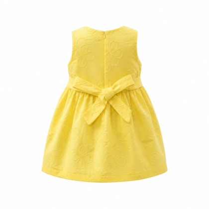 Vestido Tecido Bordado com Laço 425612 - Vrasalon
