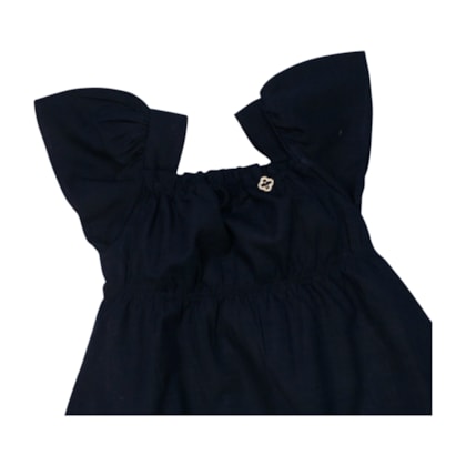 Vestido Tecido com Elástico Estampa Laço 04610 - Dila 