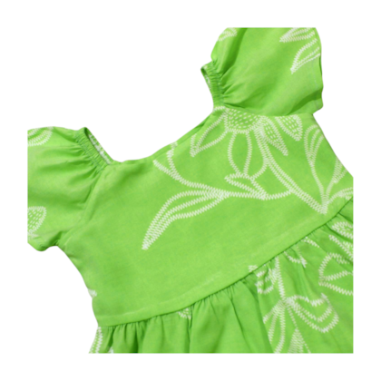 Vestido Tecido Estampa Rosas S80307K - 4You 