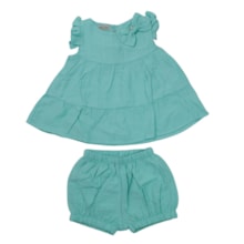 Vestido Tecido Laço com Calcinha 2 Peças 2304B - Carol e Dani