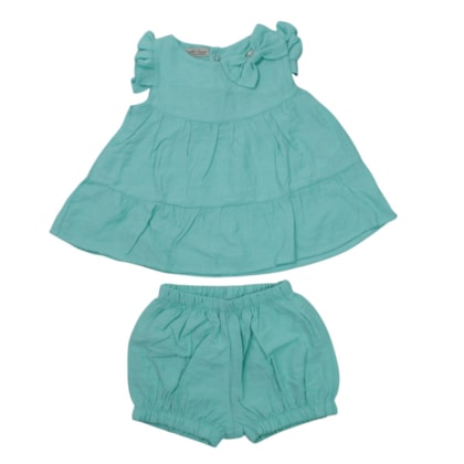 Vestido Tecido Laço com Calcinha 2 Peças 2304B - Carol e Dani