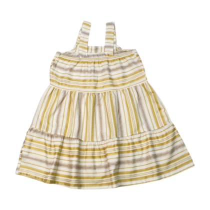Vestido Tecido Listrado 04627 - Dila 